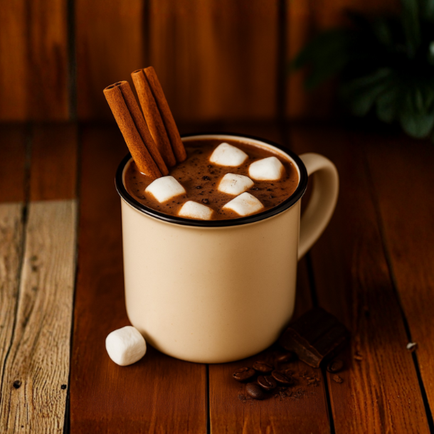 Chocolate caliente con Bombones