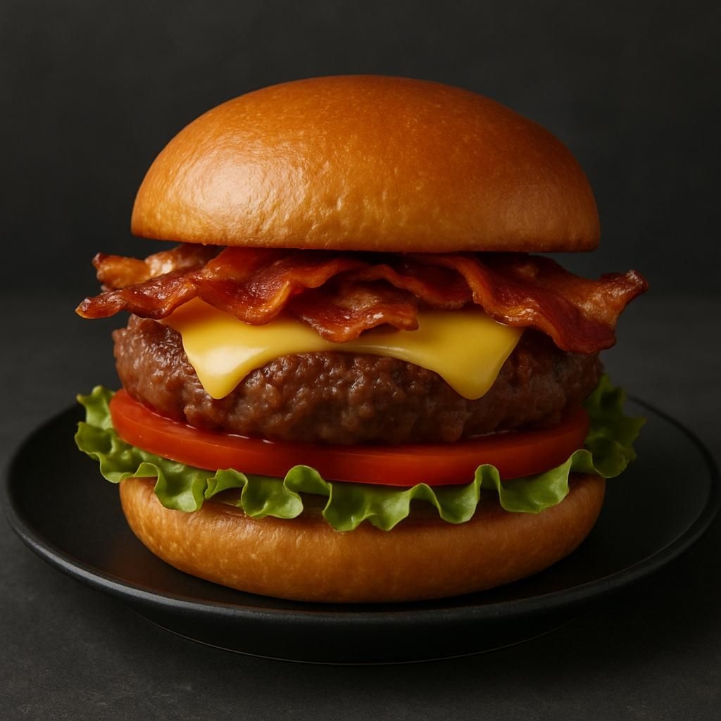 Hamburguesa con Tocino