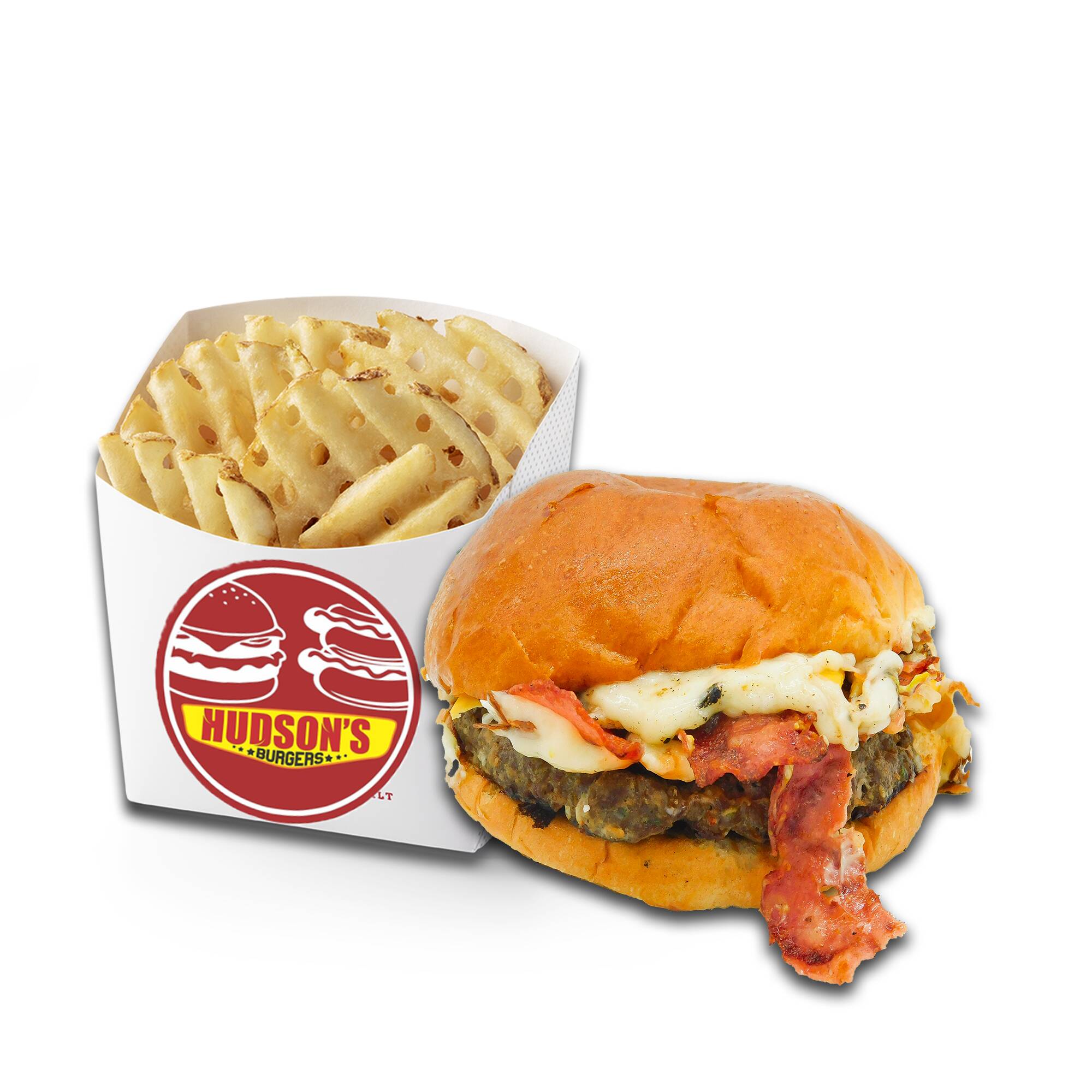 Combo-Bacon y Papas Waffle