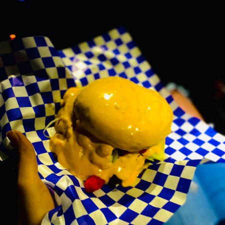 Hamburguesa Flamin Hot