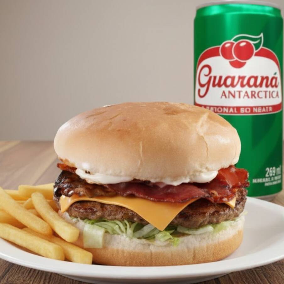 Delicie-se com nosso Combo Individual Júnior, uma combinação cuidadosamente montada para satisfazer seu apetite. Ele é composto por um lanche pequeno, mas repleto de sabor, que você pode escolher de acordo com o seu gosto. Acompanha uma porção de batatas crocantes, perfeitamente douradas e um refresco em lata para completar a sua experiência gastronômica. Este combo é a opção perfeita para quem bu