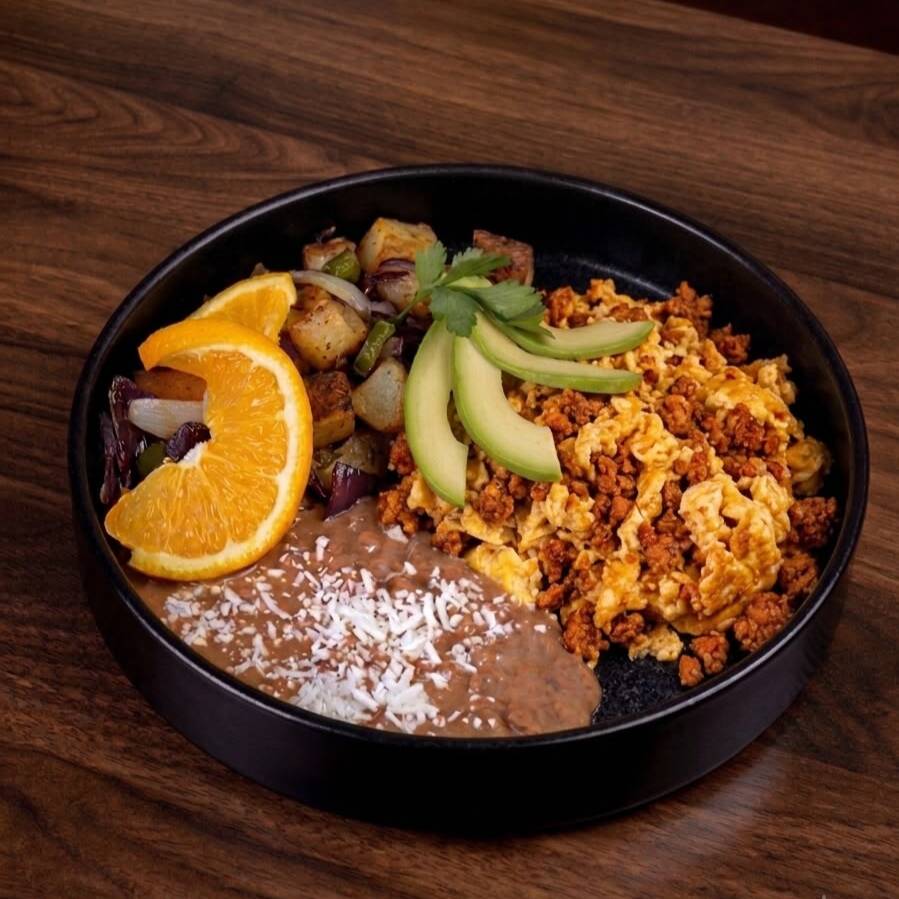 Huevo con chorizo