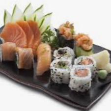 24 sashimi 18 niguiri 06 uramaki 04 sushi jhow 08 hossomaki 06 hot roll