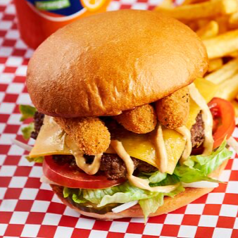 Hamburguesa Buffalo Cheese