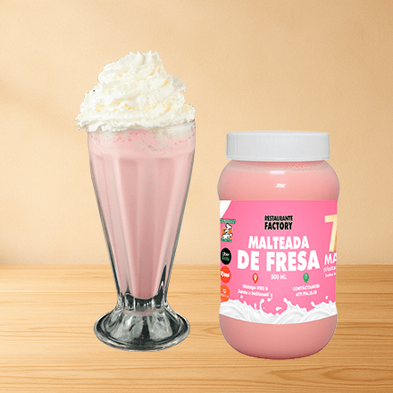 Malteada de Fresa