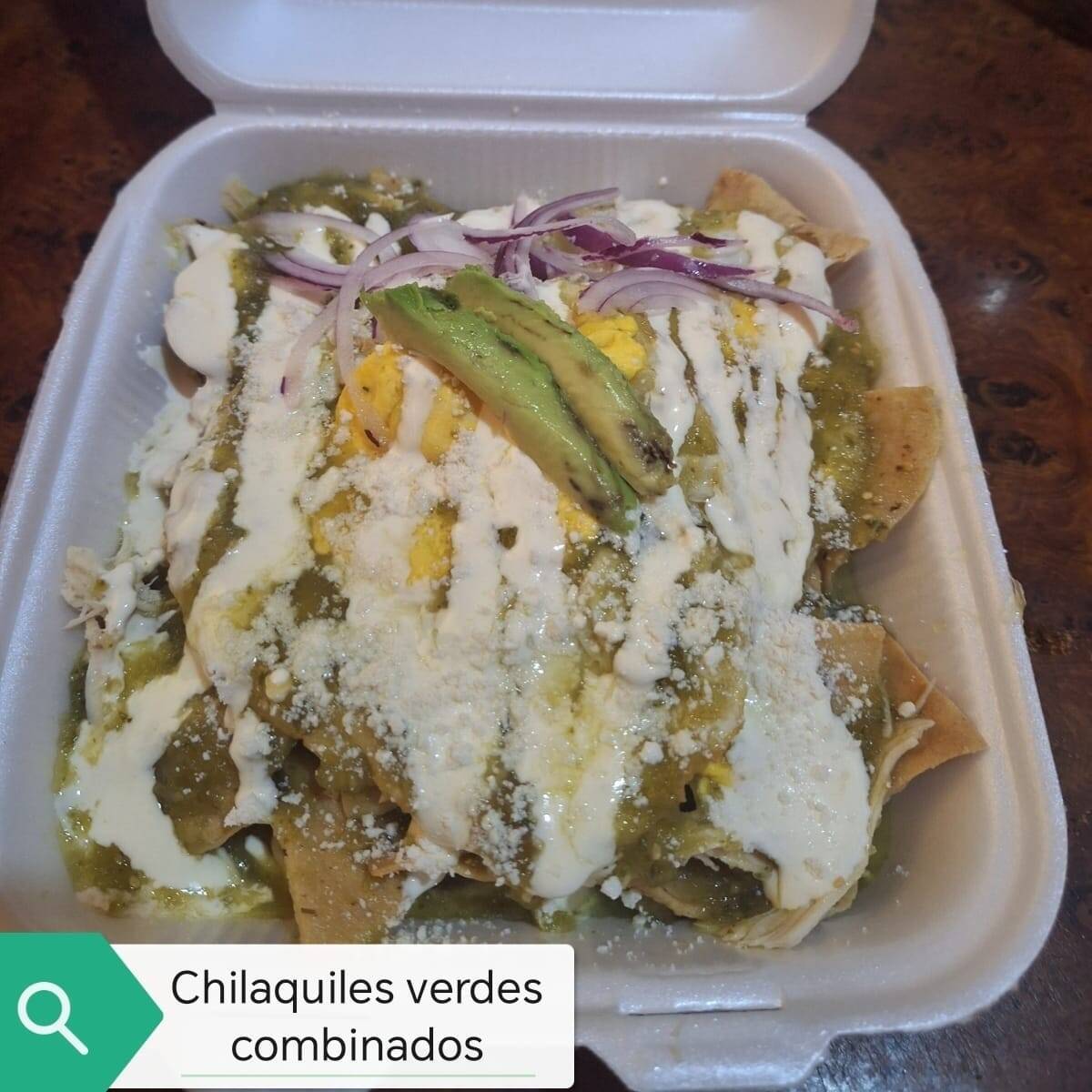 Chilaquiles Combinados Pollo y 1 Huevo