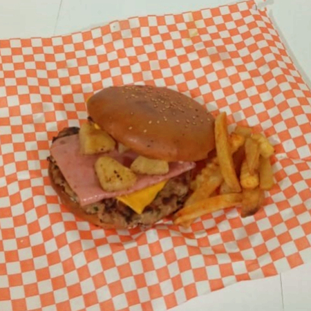 🍔❤😊 Hamburguesa HAWAIANA 🍔❤😊 (Temporal)