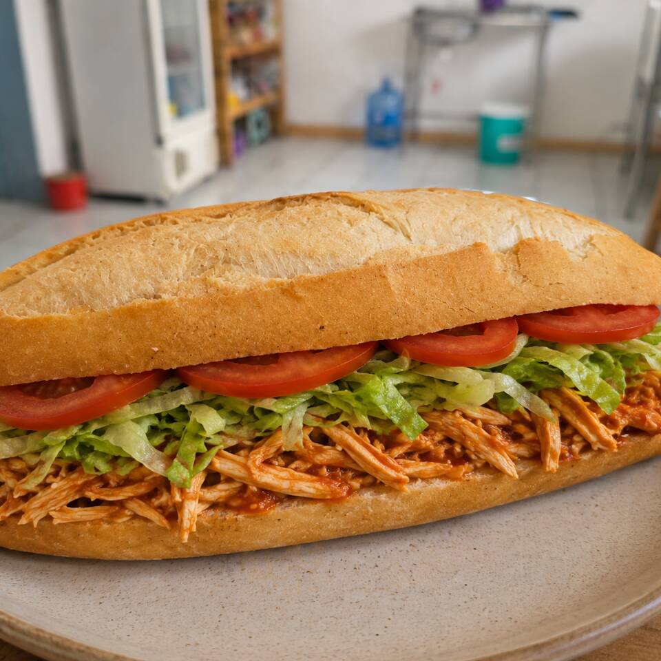 Lonche de Tinga