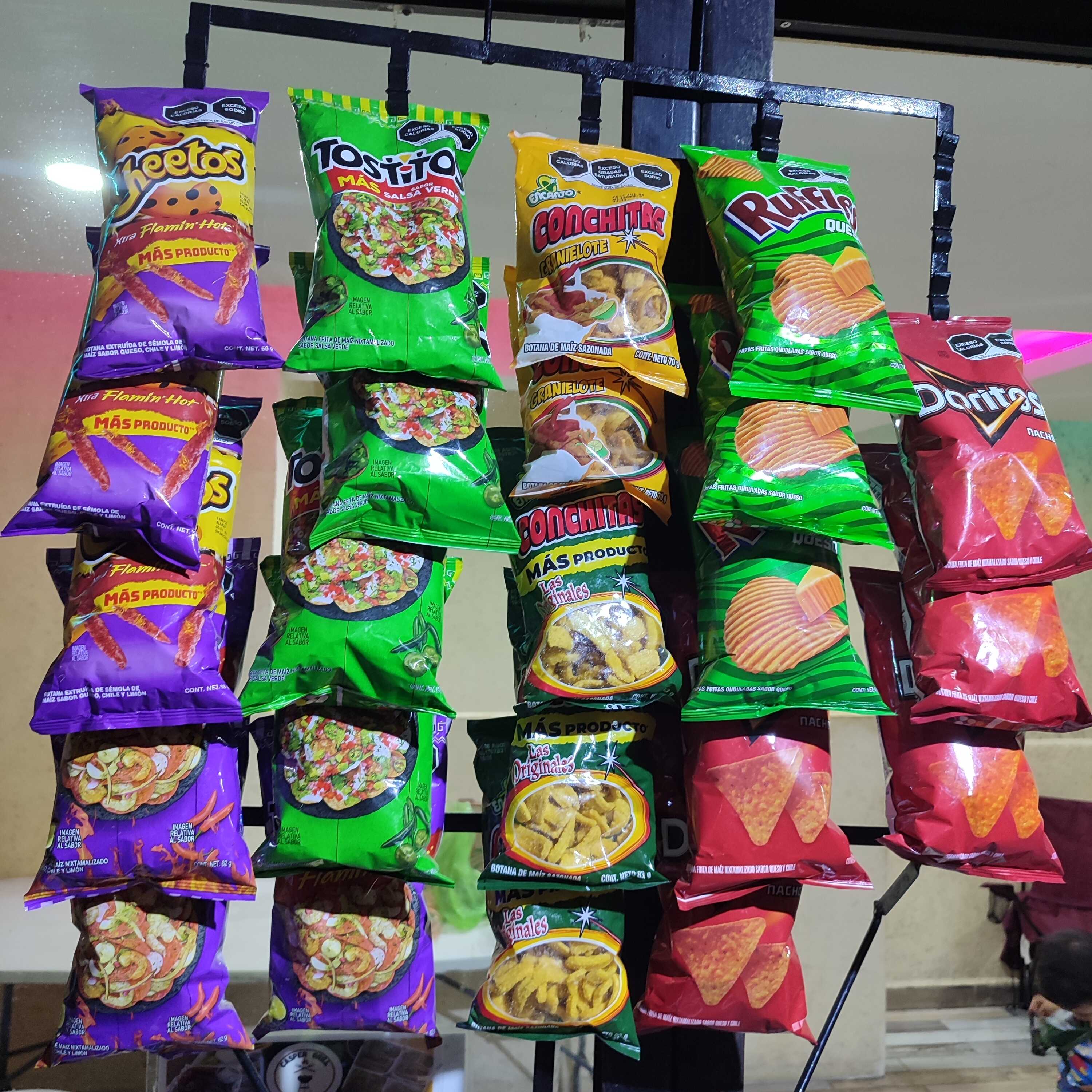 Tostitos, Doritos, Conchitas etc preparados