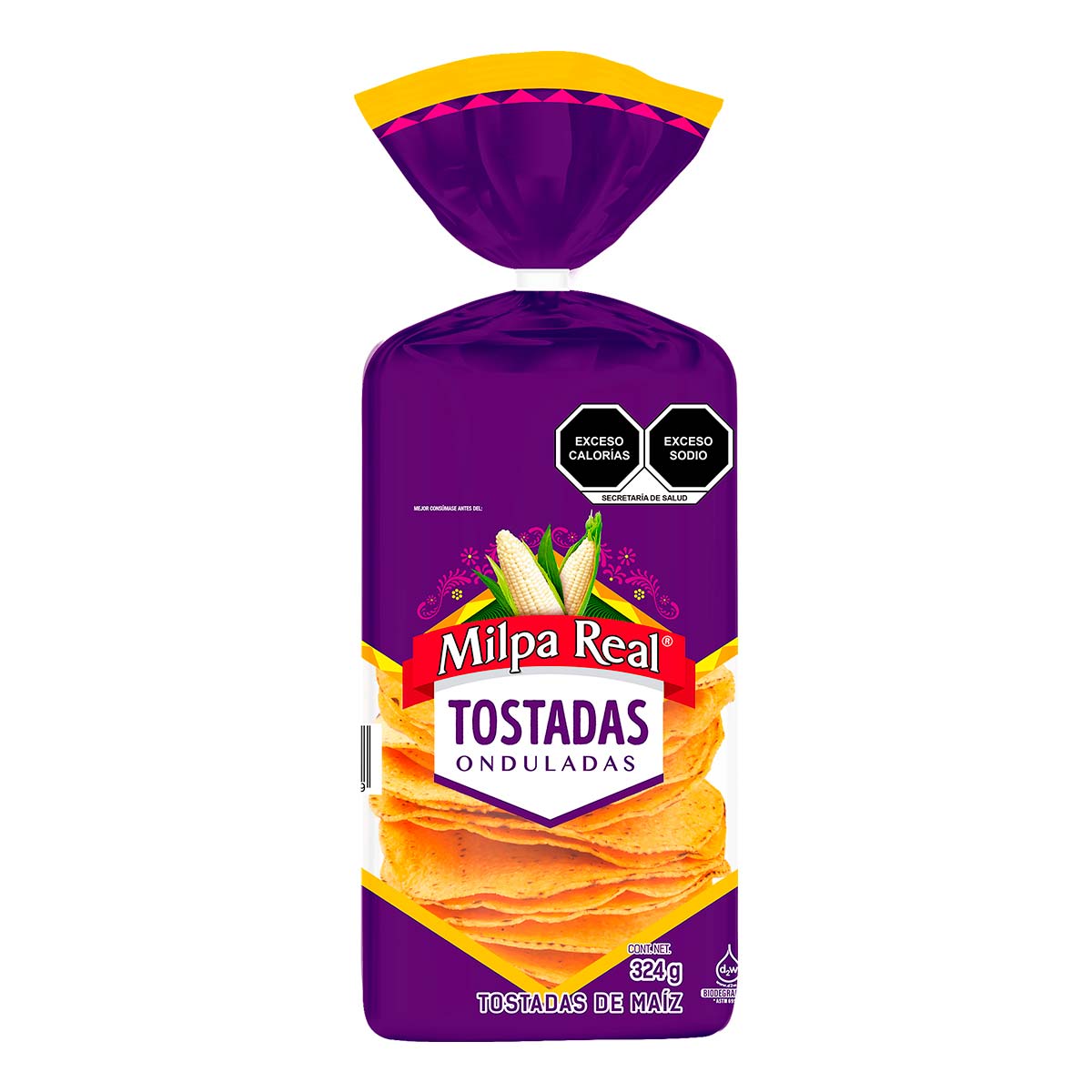 Tostada Ondulada Milpa Real 360G