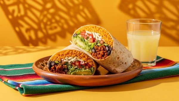 Burrito Carne con Chili + Limonada