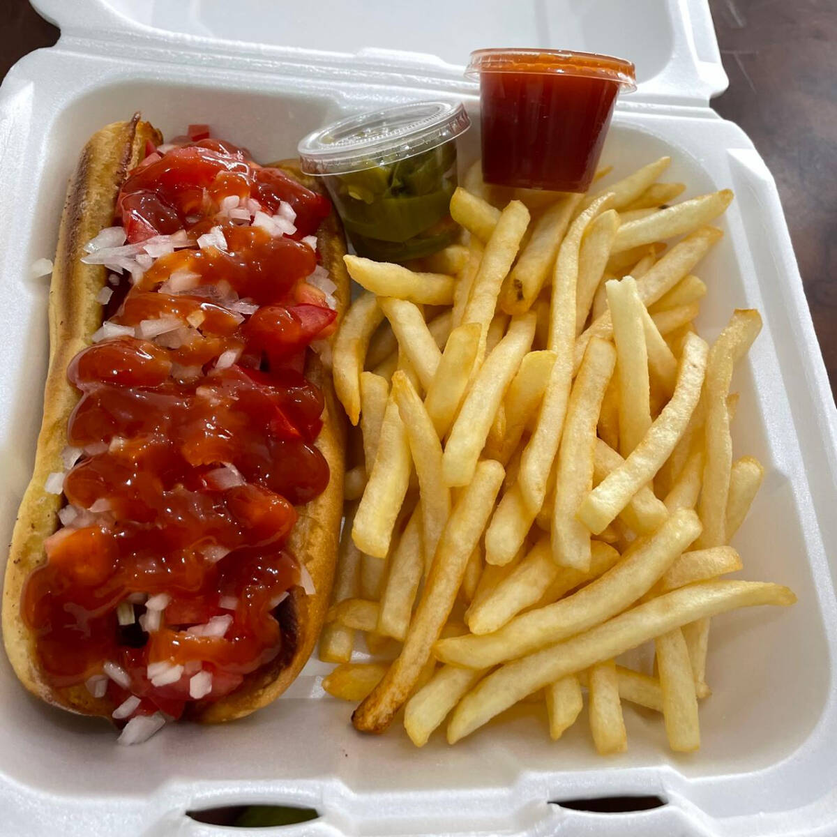 Hot Dog con Papas
