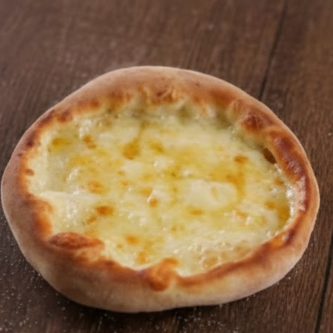 Palmito de qualidade coberto com mussarela.