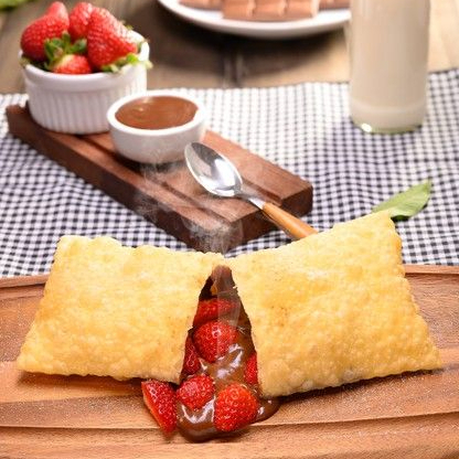 (Chocolate ao leite e morango)