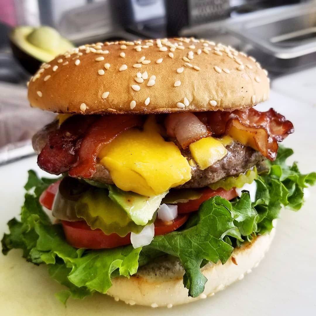 Hamburguesa de Tocino