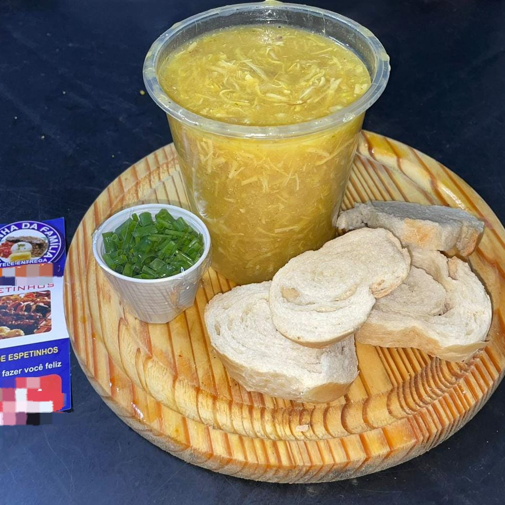 Acompanha Torrada e Cheiro verde