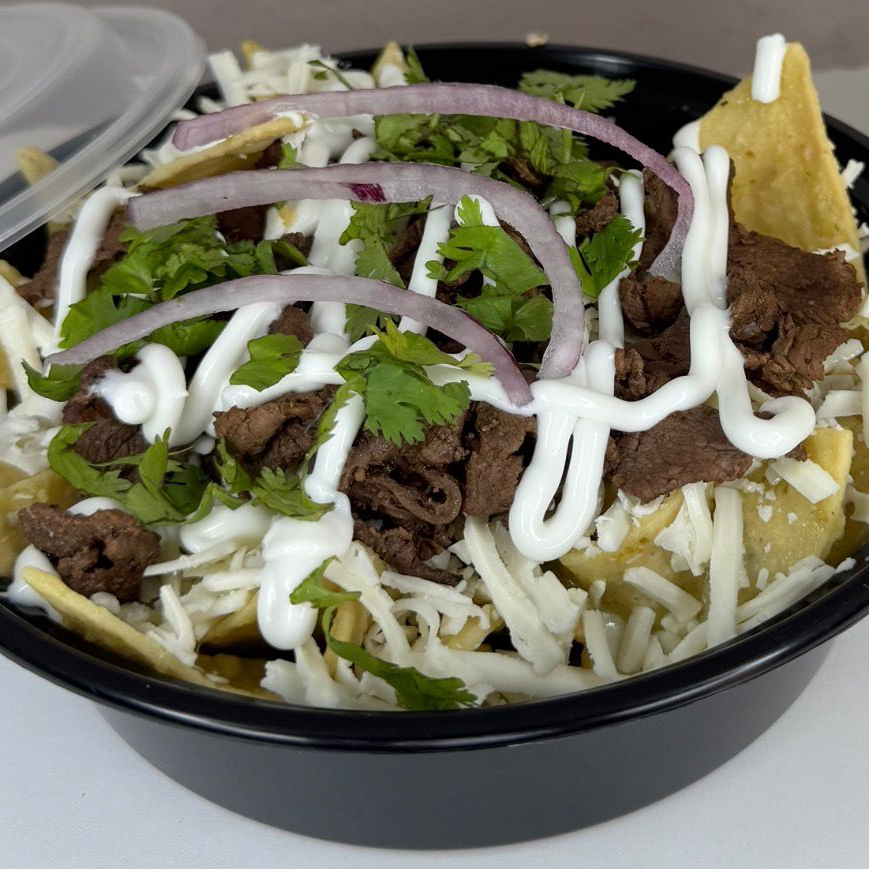 Chilaquiles con Proteína