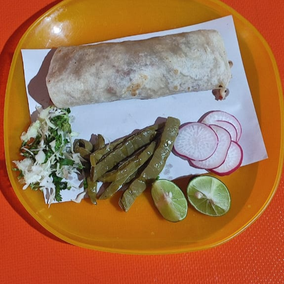 TACO ARABE CON QUESO