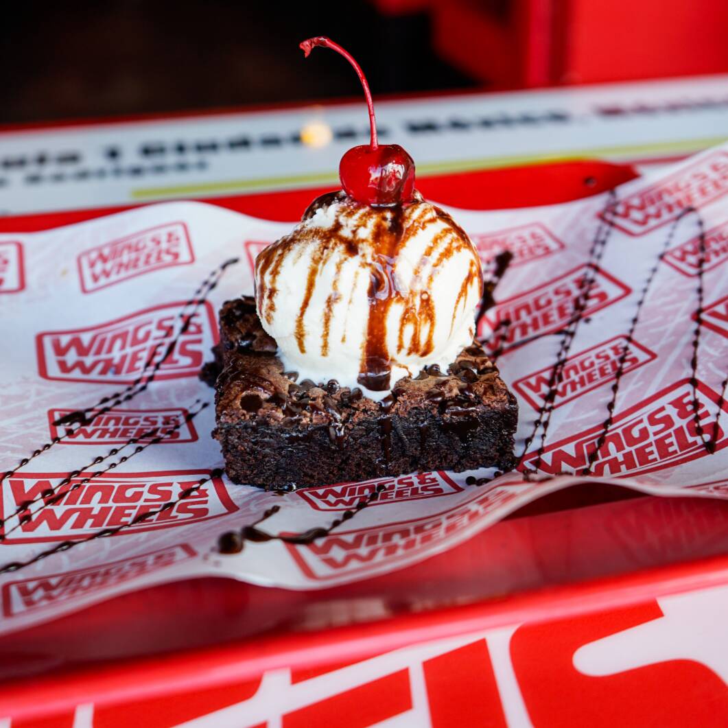 Brownie con Helado