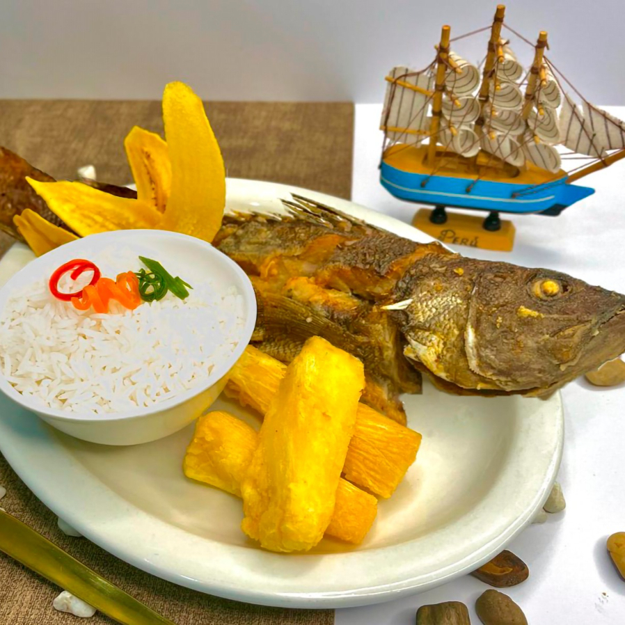 Pescado Cabrilla Frita