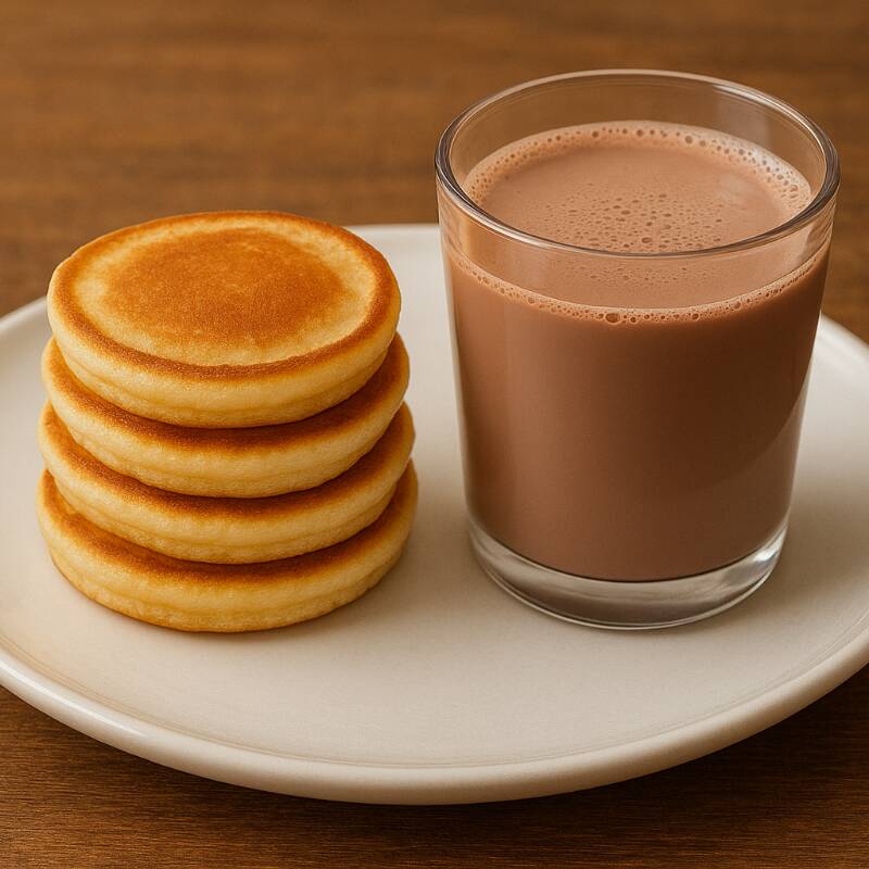 Mini HotCakes + 1 Choco 1/2 Litro