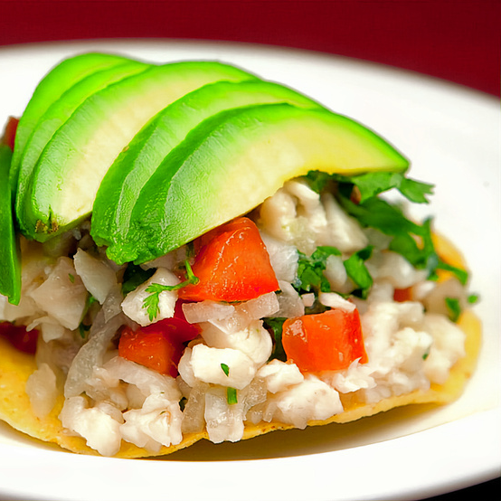 1/2 litro de ceviche de pescado