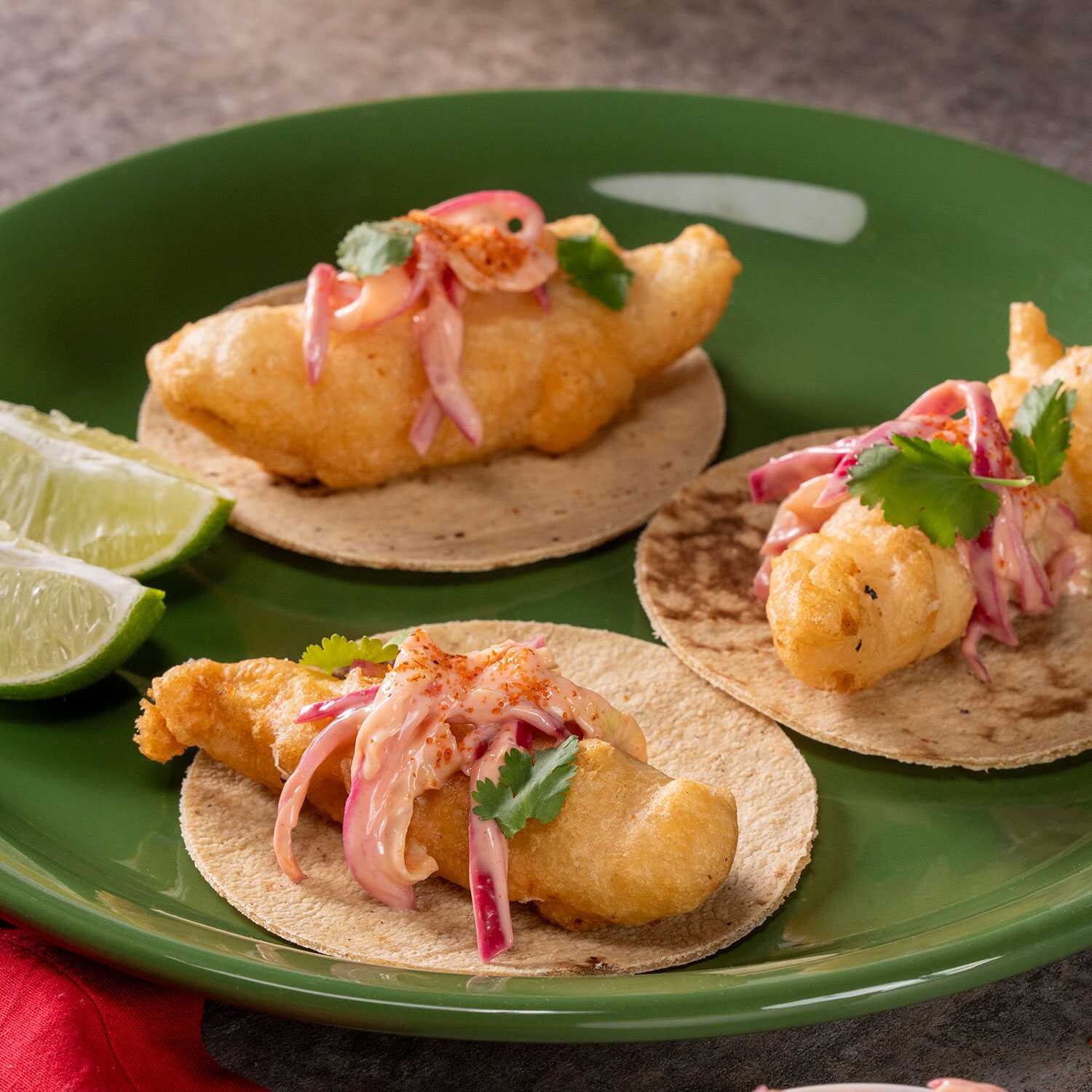 3 Tacos de Pescado Capeado