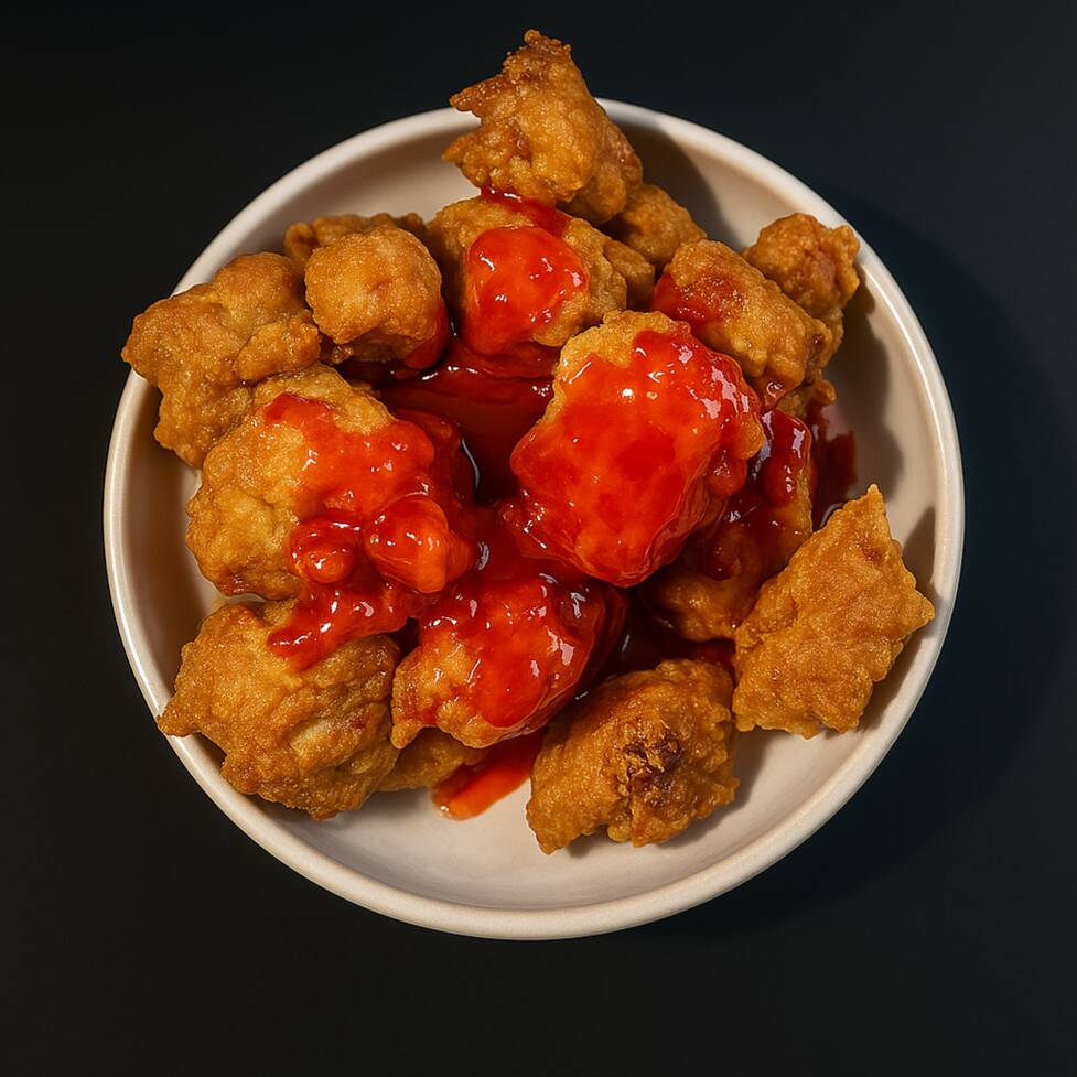 Pollo Capeado con Agridulce