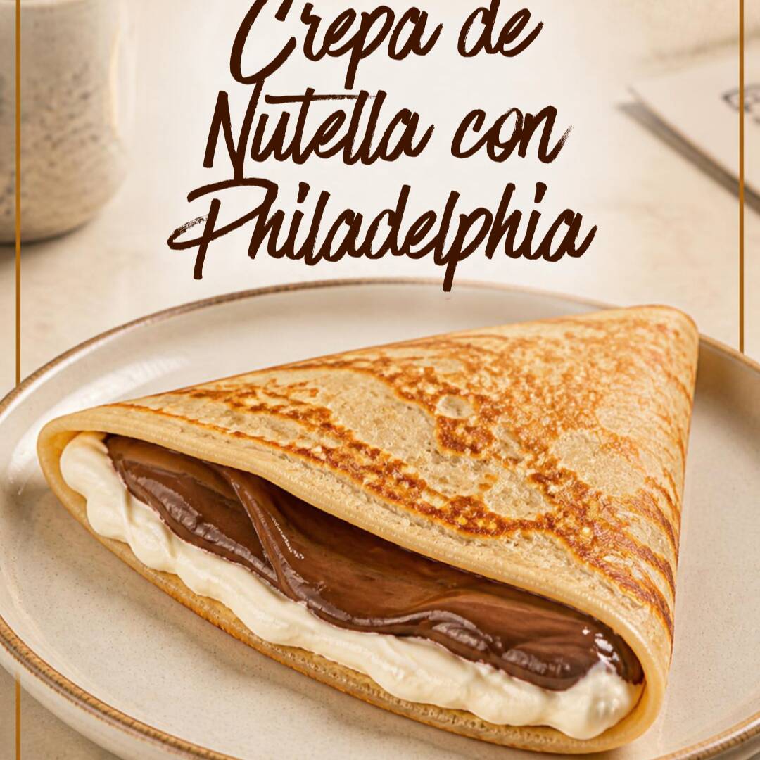 Crepa de Nutella con Philadelphia