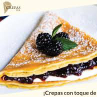 CREPPA CON ZARZAMORA Y FILADHELFIA
