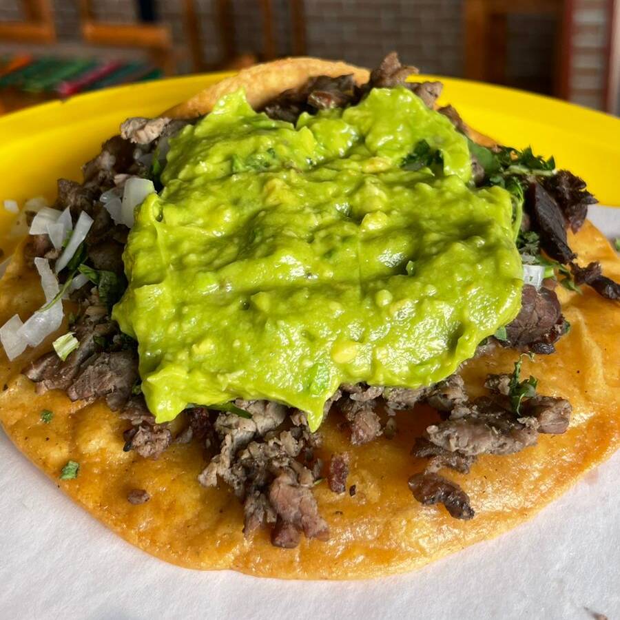 Tostadita de Arrachera