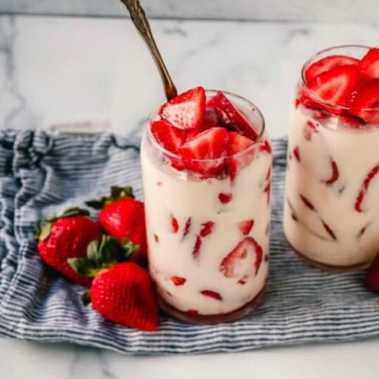 Fresas con Crema Chicas