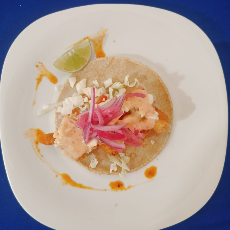 Taco de Camarón Capeado