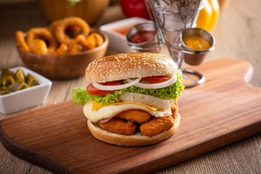 HAMBURGUESA DE POLLO CRUNCH