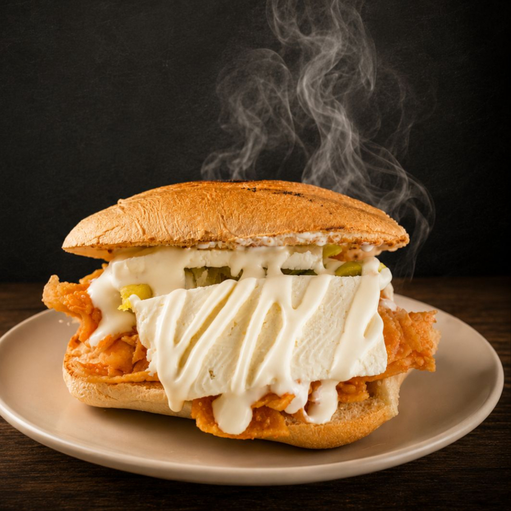Torta de Chilaquiles