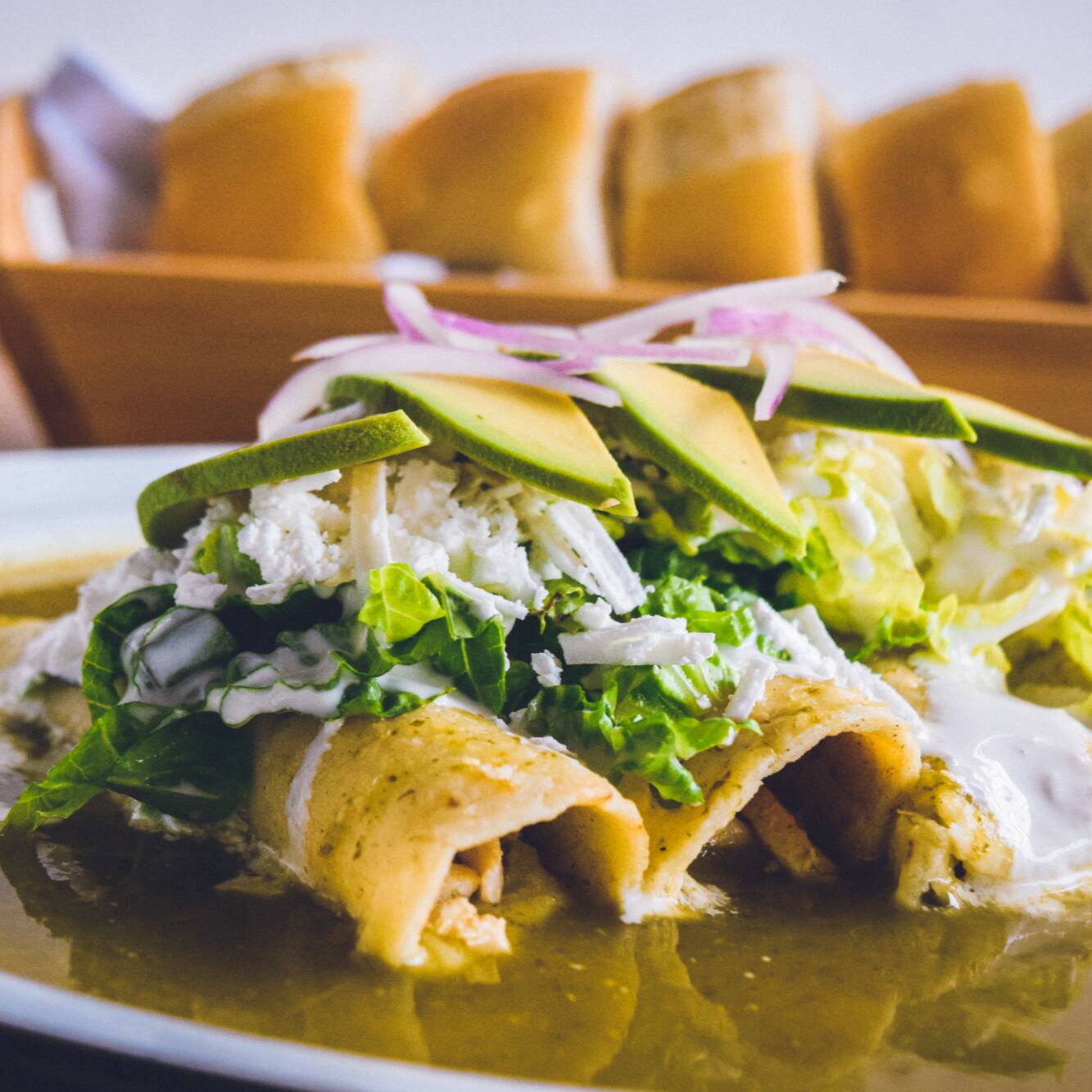 Enchiladas Verdes