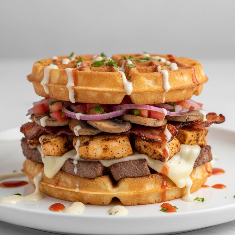 Waffle Templo Monarca