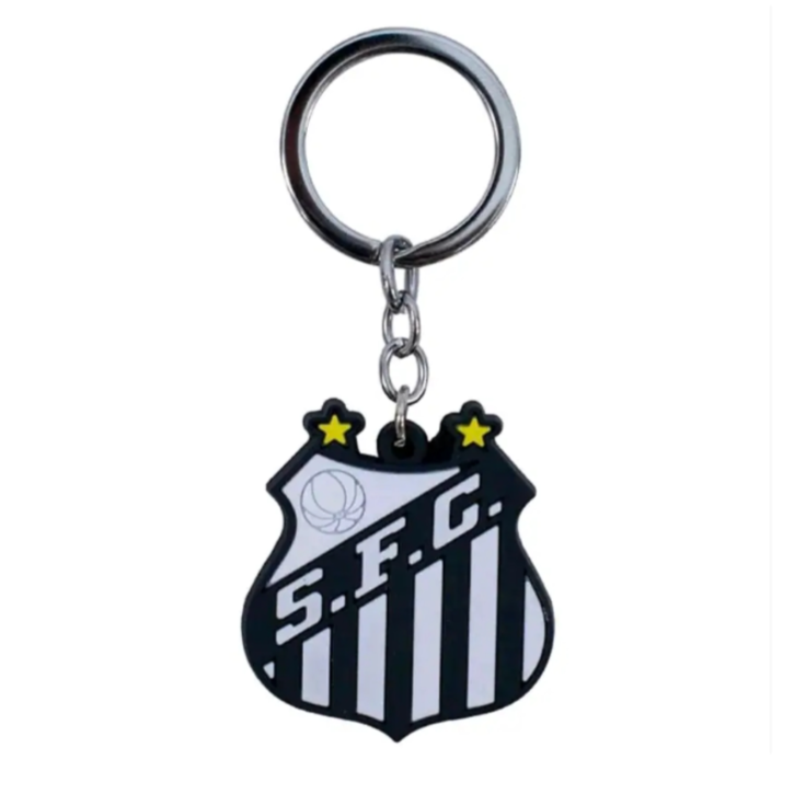 Chaveiro emborrachado Santos