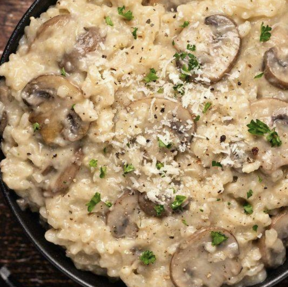 Risotto al Funghi e parmigiano