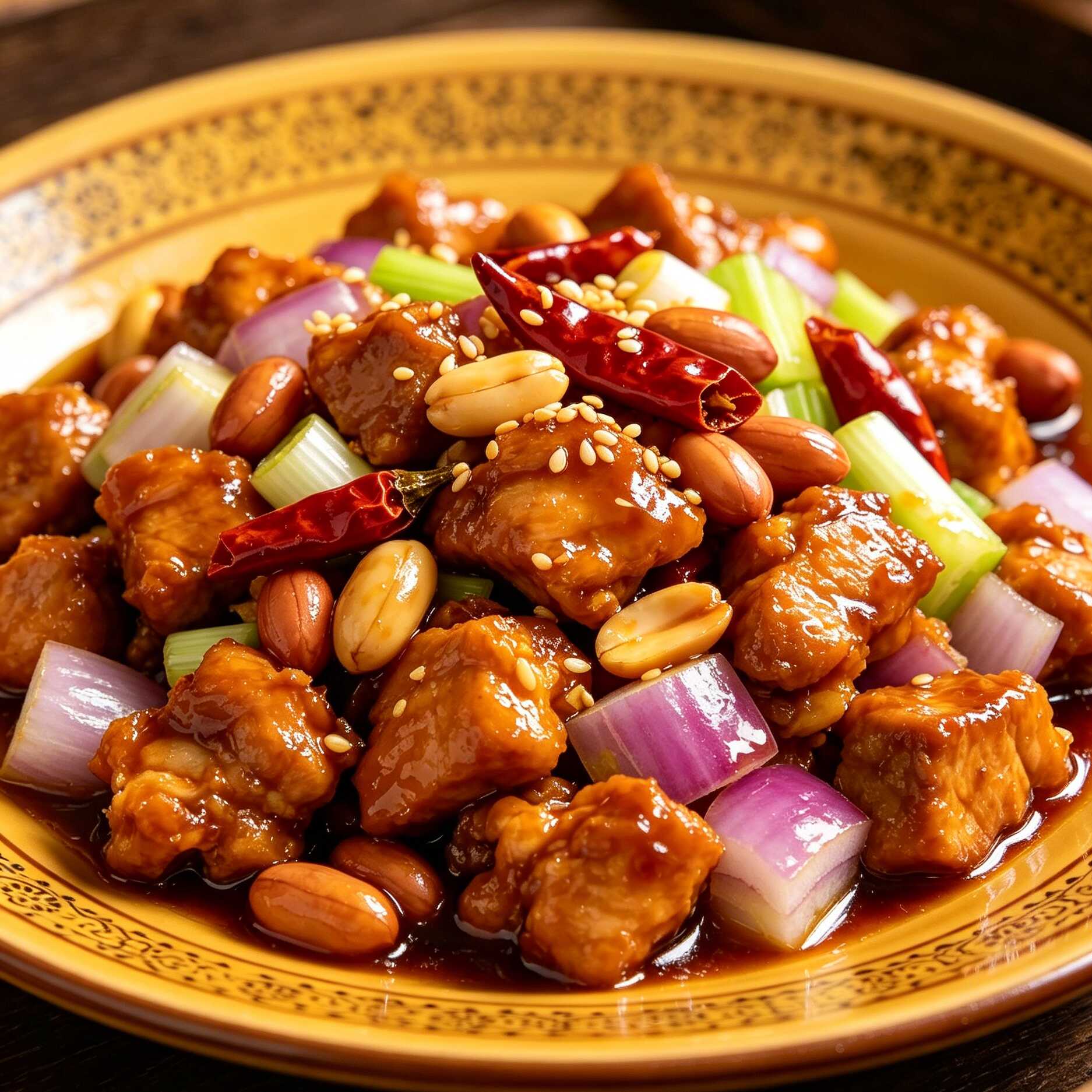 Kun-Pao de Pollo