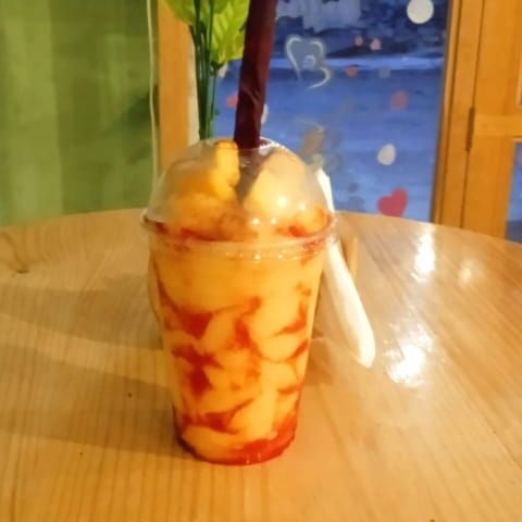 Granizado de Mango con Chamoy de 16oz.