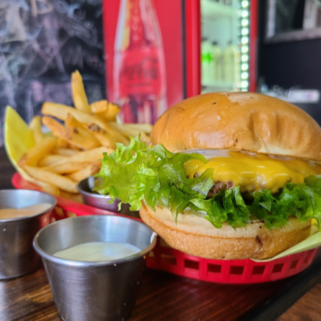 Hamburgesa de Res