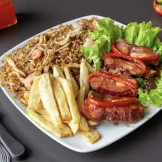 Combo Arroz Paisa con Costillas BBQ Personal