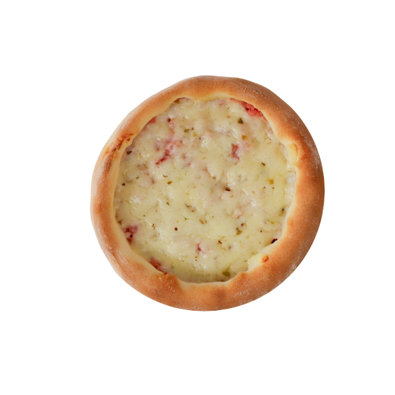 calabresa triturada + cebola picadinha + muçarela c oregano