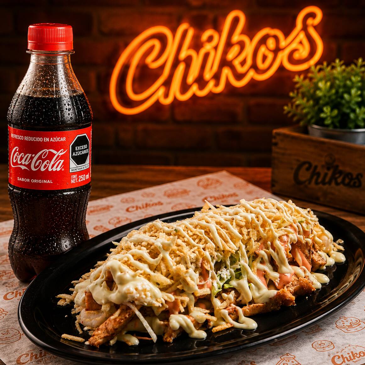 Chuzo de Pollo + Coca Cola Original 250 Ml