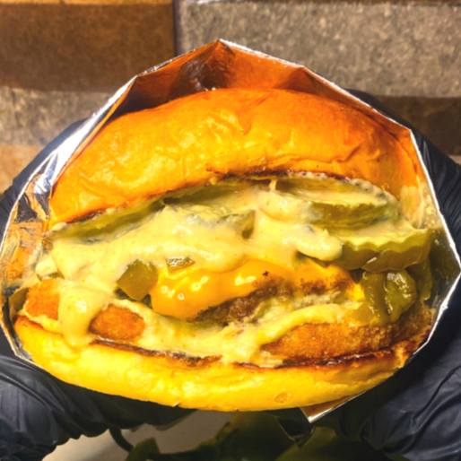 Hamburguesa Chile Verde