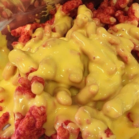CHEETOS FLAMING HOT GRANDES CON QUESO