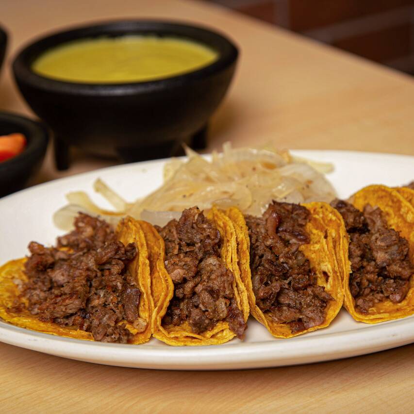 Tacos Carne Asada (Orden con 5)