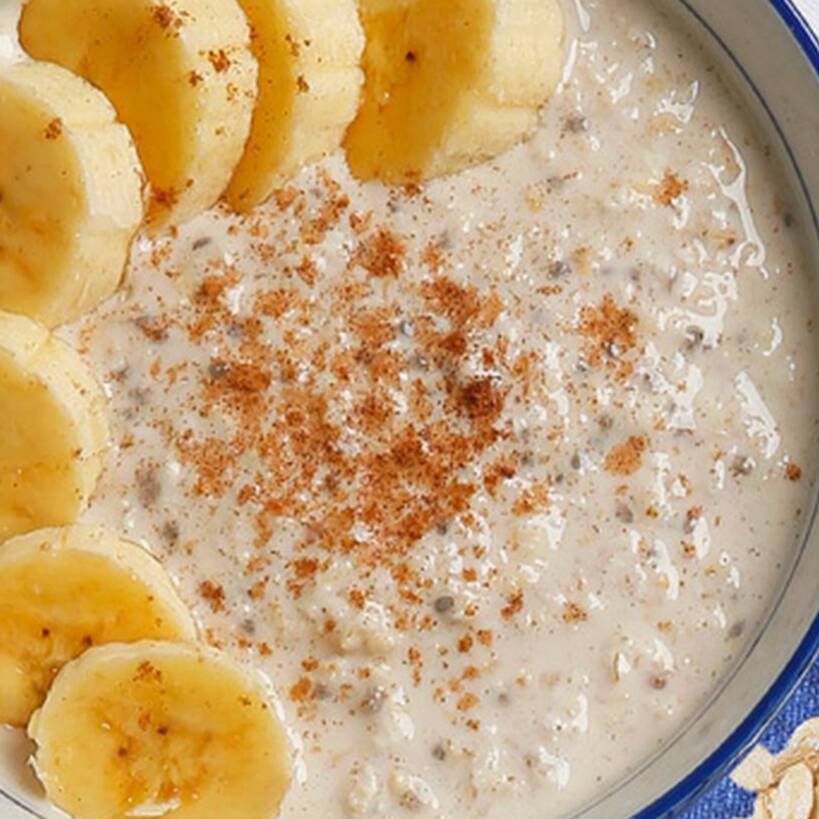 BOWL DE AVENA Y PLÁTANO
