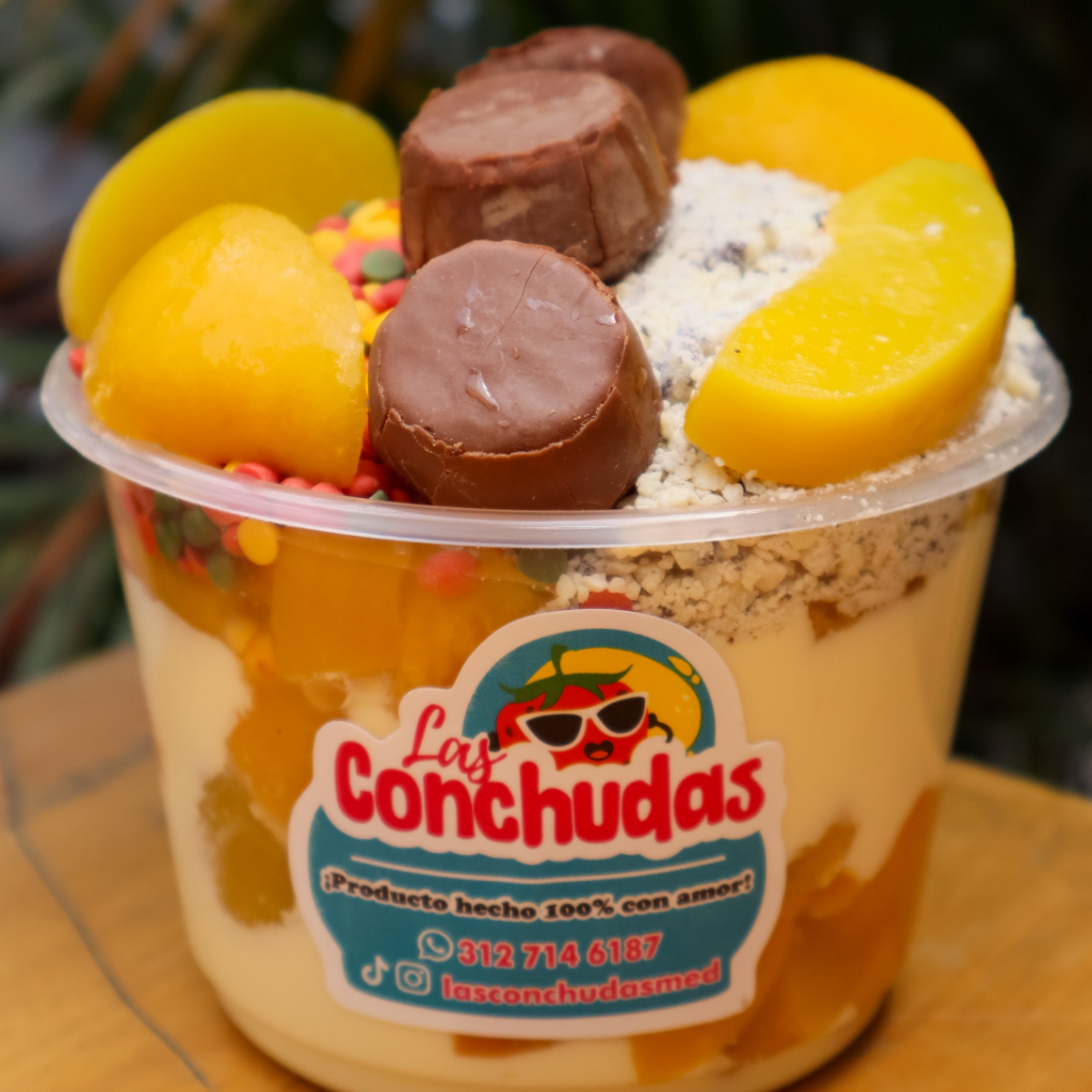 Duraznos con Crema Grande 16 Oz